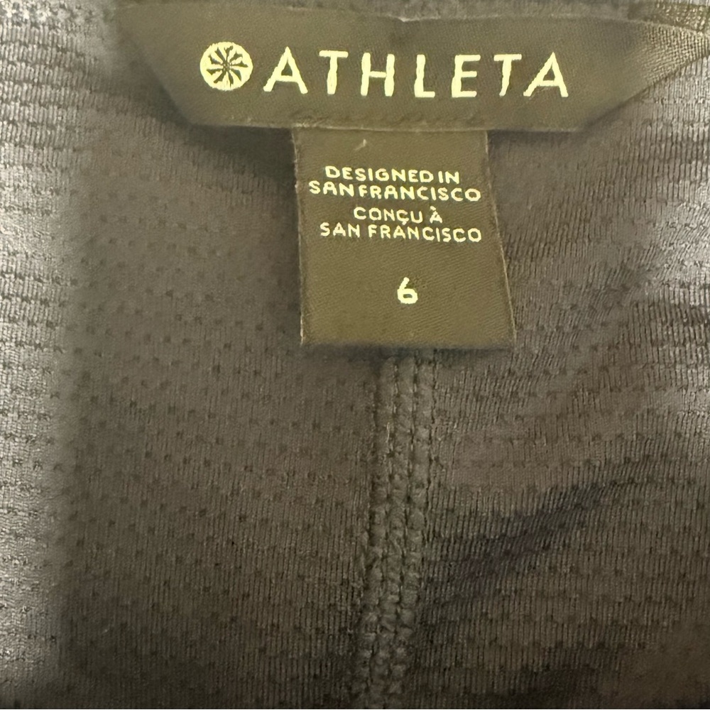 ATHLETA Navy Skort Size 6 Golf Tennis Built-In Shorts Pockets Stretch Activewear - Picture 6 of 11